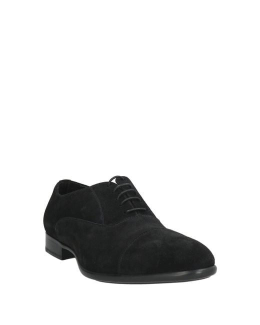 Doucal's Black Lace-Up Shoes for men