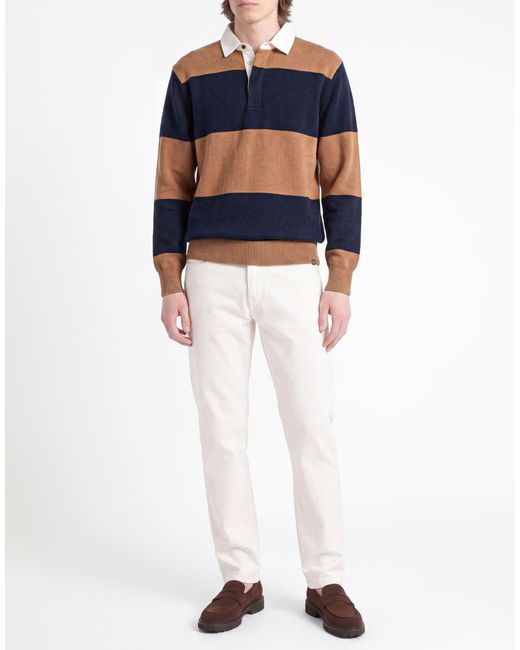 Paul & Shark Blue Sweater Virgin Wool, Cashmere for men