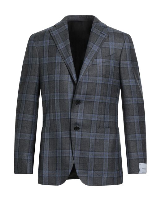 Caruso Blue Blazer Wool for men