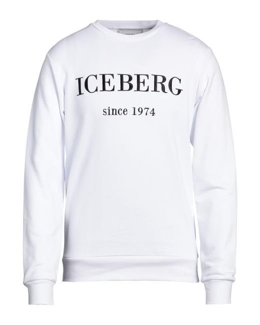 Iceberg White Sweatshirt for men