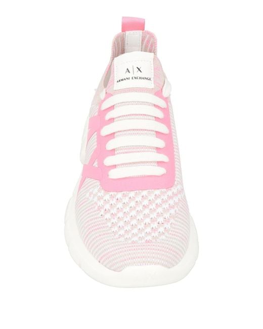 ARMANI EXCHANGE Pink Trainers
