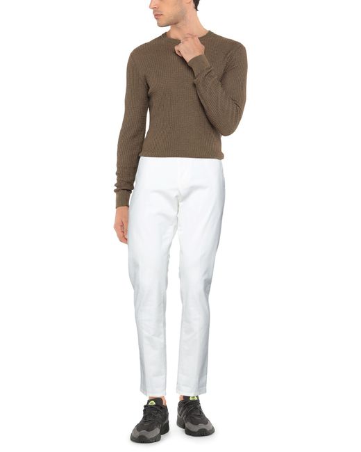 Dondup White Trouser for men