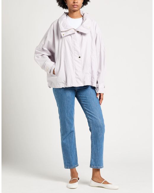 Moorer White Light Jacket Cotton, Linen