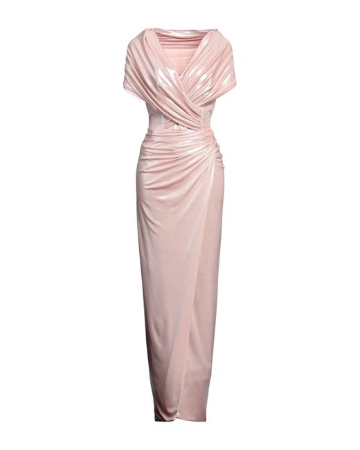 Rhea Costa Pink Maxi Dress