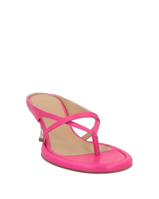 Erika Cavallini Semi Couture Pink Thong Sandal