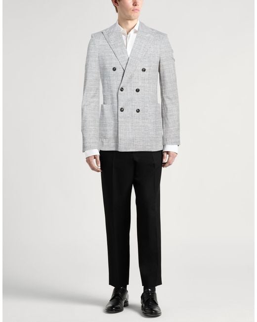 Circolo 1901 Gray Blazers for men