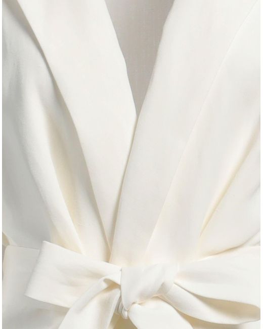 Fabiana Filippi White Jacke, Mantel & Trenchcoat