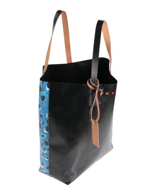 Marni Black Handbag Polyamide, Leather