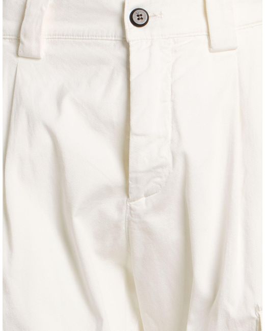 Eleventy White Pants Cotton for men