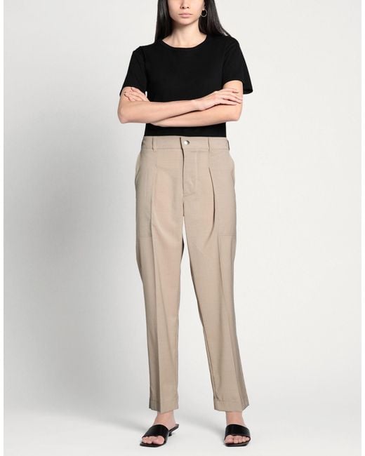 Department 5 Natural Pants Polyester, Virgin Wool, Elastane