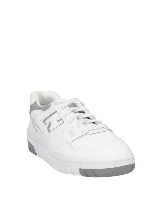 New Balance White Sneakers Textile Fibers for men