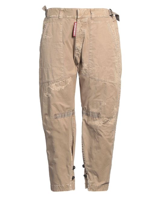 DSquared² Natural Pants Cotton