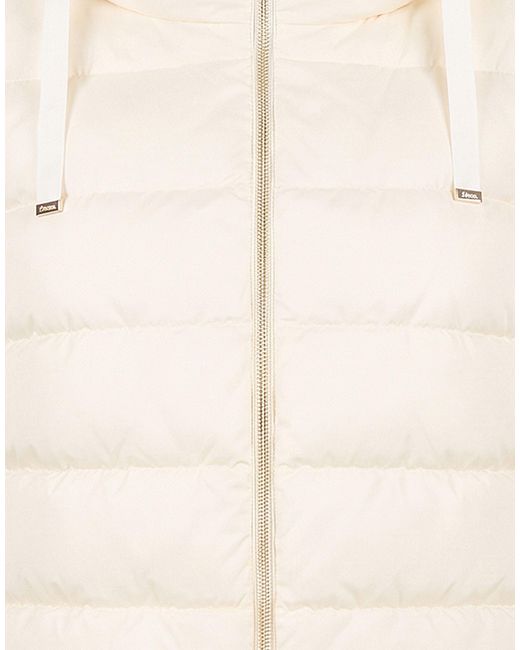 Herno Natural Cream Puffer Polyamide