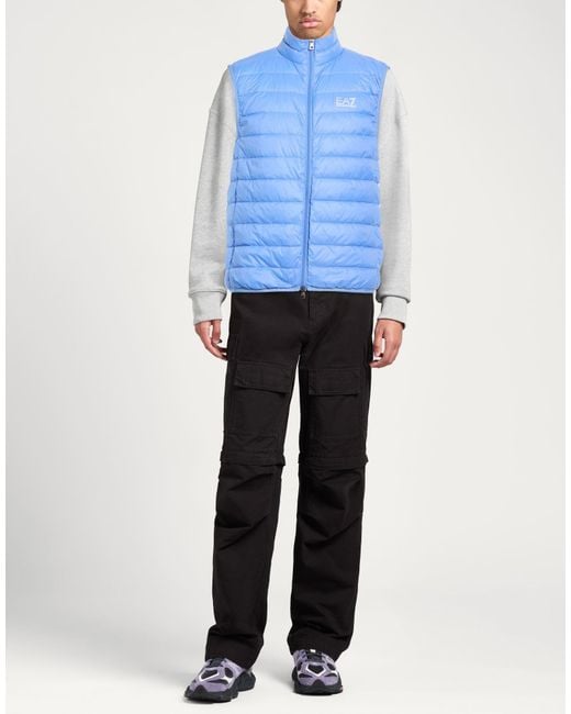 EA7 Blue Gilet for men