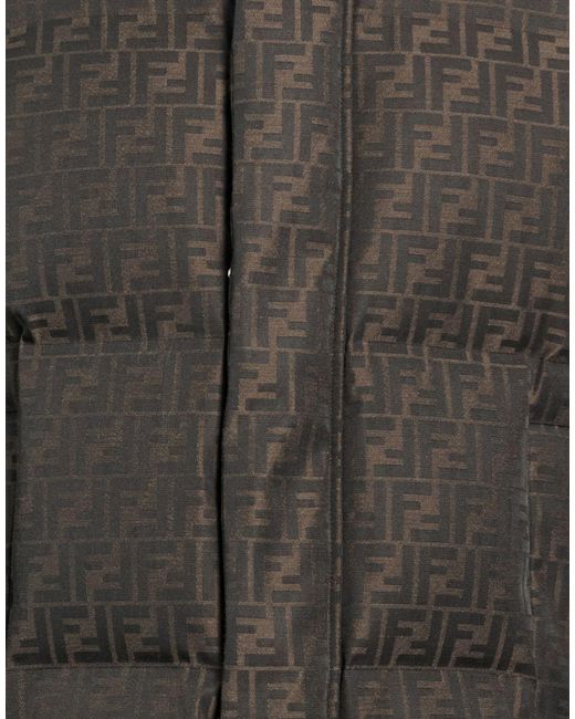 Fendi Gray Puffer Polyester, Wool, Polyamide for men