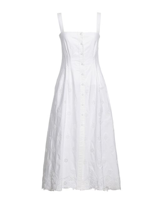 Chloé White Midi Dress