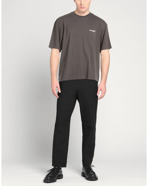 we11done Gray T-Shirt Cotton for men