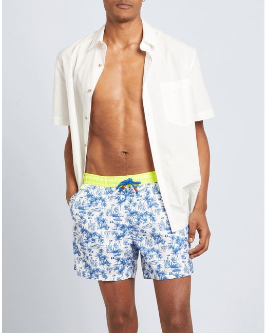 Gili's Blue Swim Trunks for men