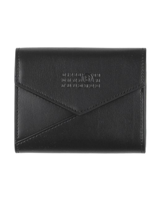 MM6 by Maison Martin Margiela Black Brieftasche