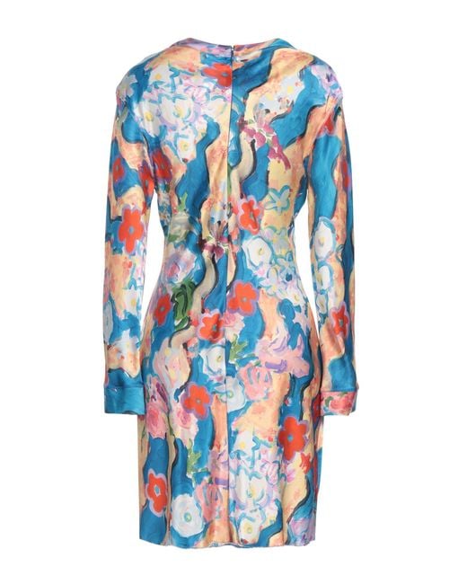 Marni Blue Mini Dress Viscose