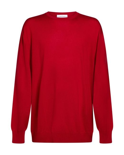 Pullover di Gran Sasso in Red da Uomo