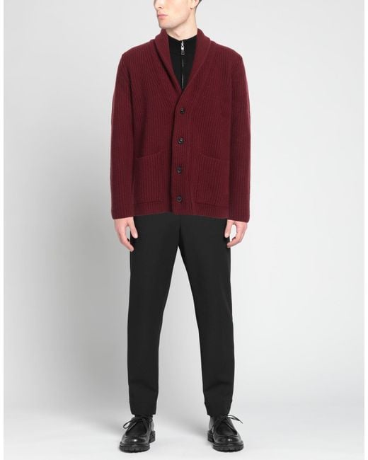 Boglioli Red Cardigan for men