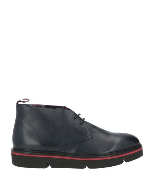 Alberto Guardiani Blue Ankle Boots Leather for men