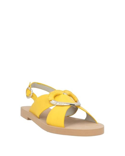 Love Moschino Yellow Sandale