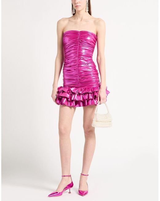 House of Amen Pink Mini-Kleid