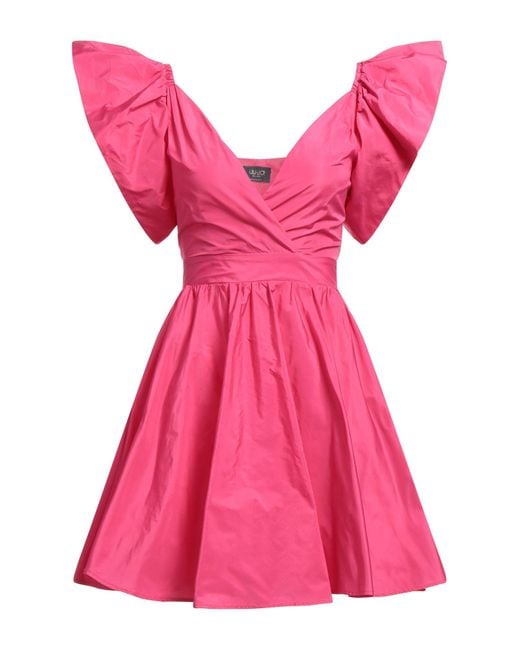 Liu Jo Pink Mini Dress Polyester