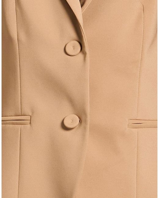 Relish Natural Blazer Polyester, Elastane