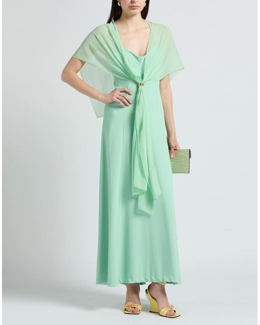 Haveone Green Light Maxi Dress Polyester, Elastane