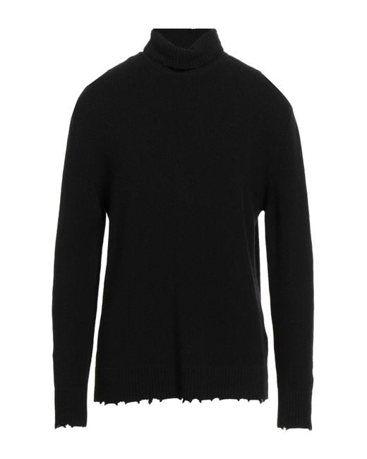 Dolcevita di Laneus in Black da Uomo