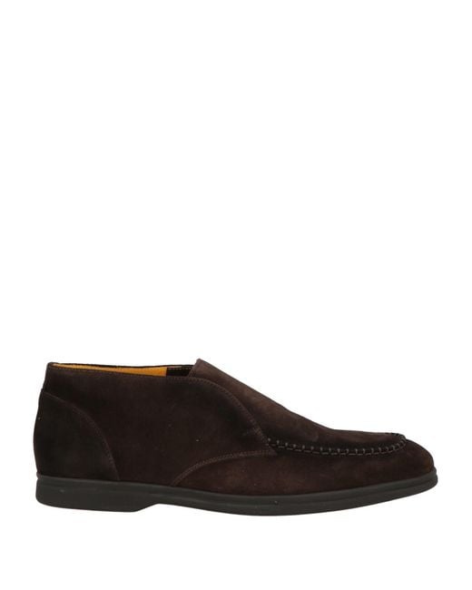 Doucal's Brown Ankle Boots Leather for men