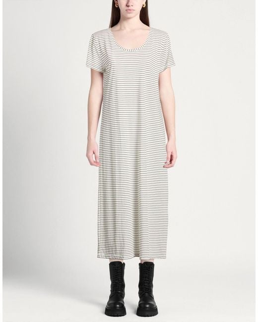 Shirtaporter White Midi Dresses