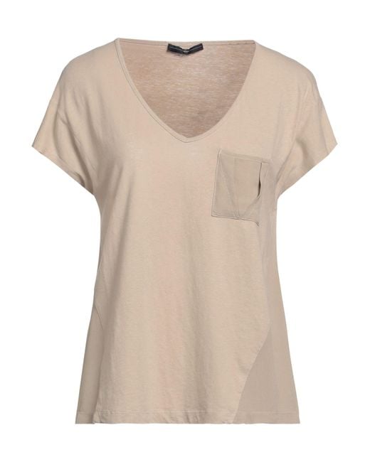 T-shirt High en coloris Natural