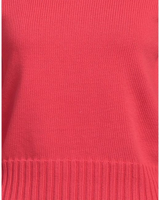 Alpha Studio Red Sweater Cotton, Polyamide