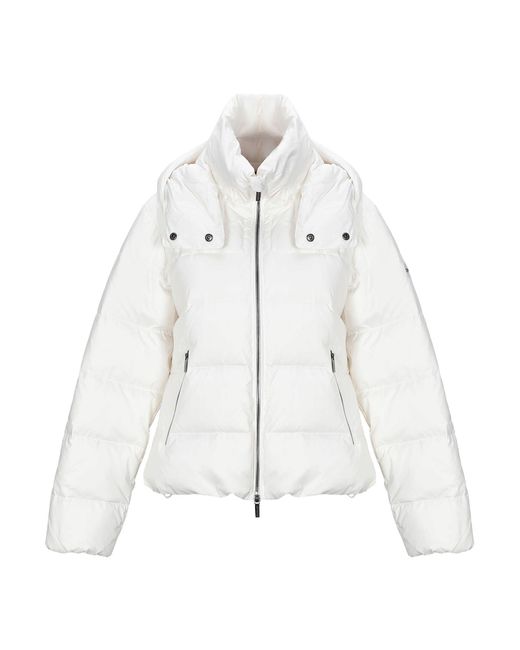 Armani Exchange White Down Jacket