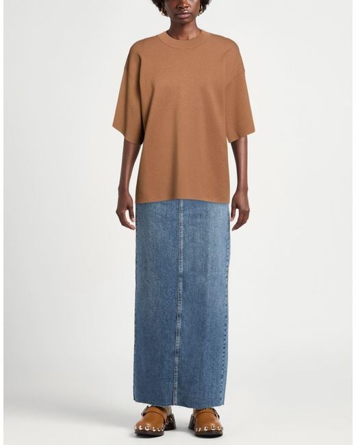 Max Mara Brown Sweater Viscose, Polyester