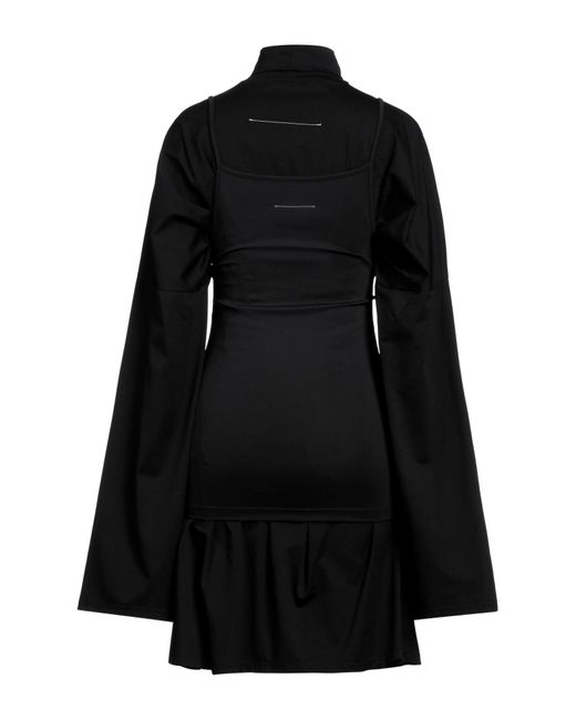 MM6 by Maison Martin Margiela Black Mini-Kleid