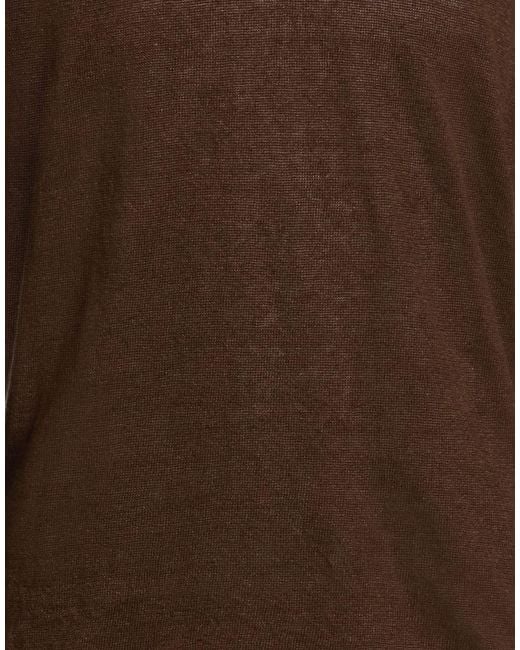 Roberto Collina Brown Jumper for men