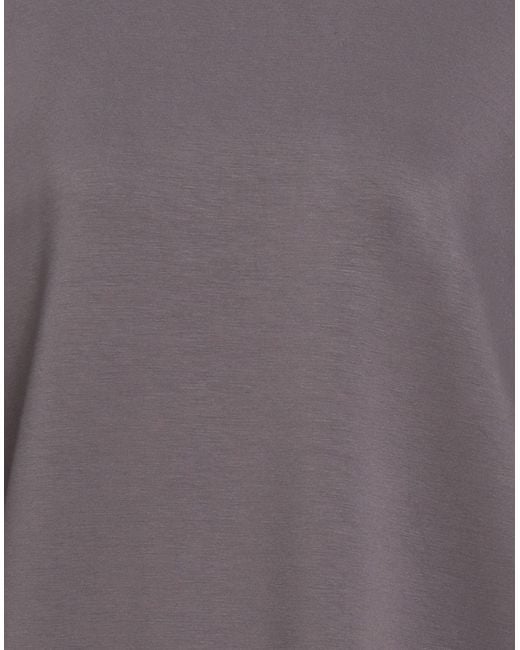 Haveone Gray Mini Dress Polyester, Viscose, Elastane