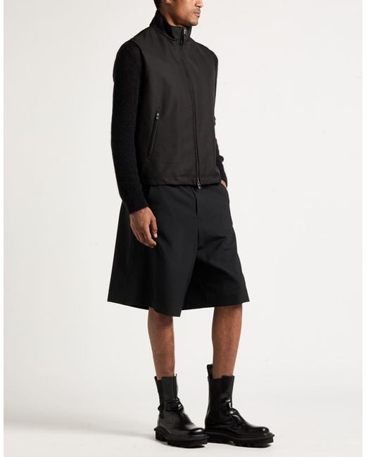 Canali Black Gilet for men