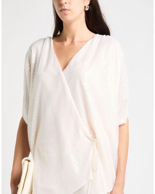 R.ev White Ivory Top Polyester