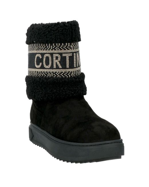 De Siena Black Ankle Boots