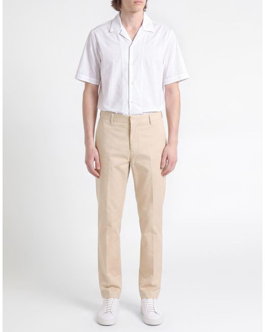 Alpha Studio Natural Pants Cotton, Elastane for men