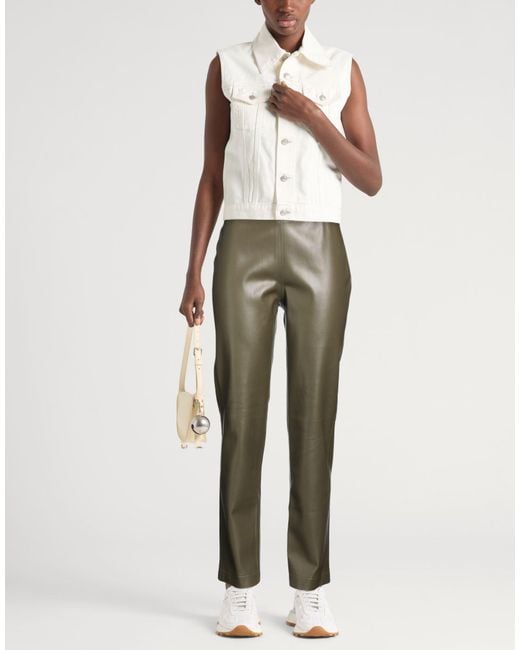 Jijil Gray Pants Polyester, Polyurethane