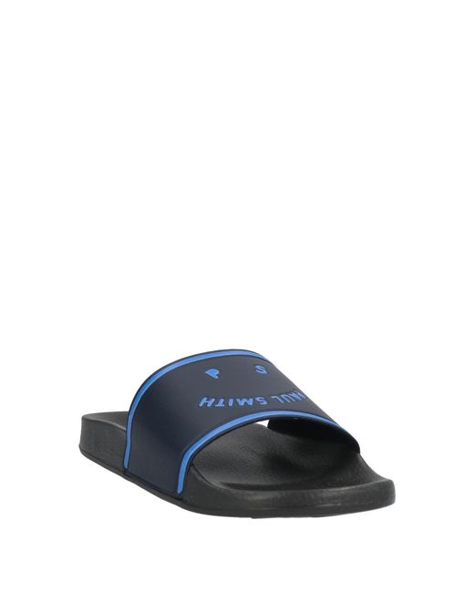 Paul Smith Blue Midnight Sandals Rubber for men