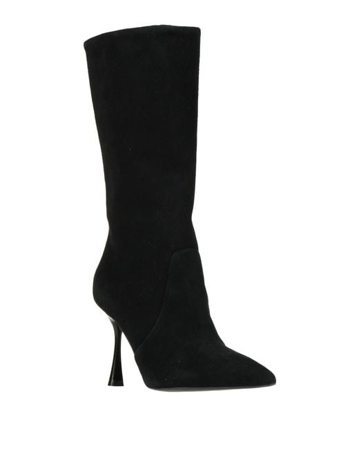 PAOLO MATTEI Black Boot Leather