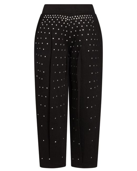 FRONT STREET 8 Black Pants Cotton, Polyester